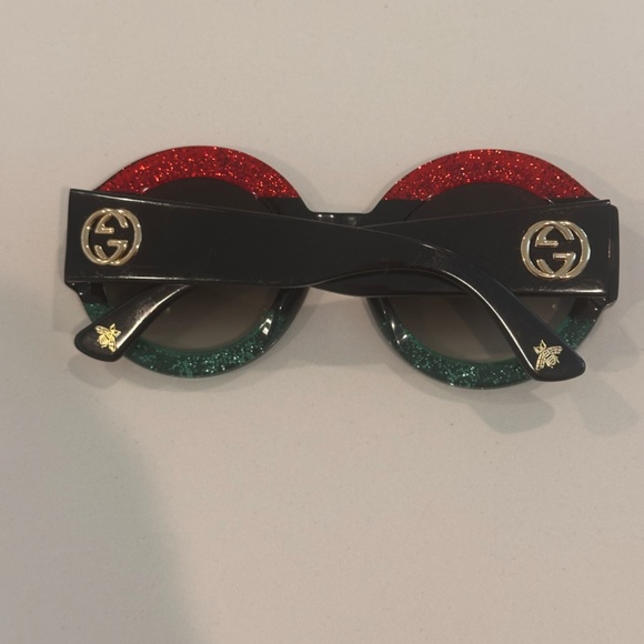 GUCCI WEB OVERSIZED SUNGLASSES - Picture 7 of 11